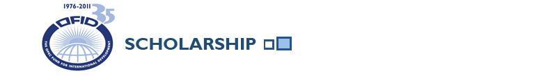 OFID Scholarship 