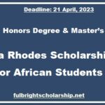 Mandela Rhodes Scholarship 2023