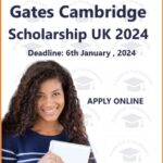 Gates Cambridge Scholarship 2024