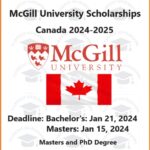 McGill University Scholarships 2024