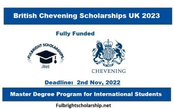 British Chevening Scholarships 2023