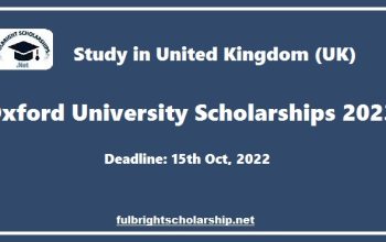 Oxford University Scholarships 2023