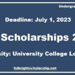 UCL Scholarships 2023