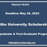 Goldsmiths University Scholarship 2023