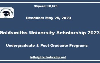 Goldsmiths University Scholarship 2023