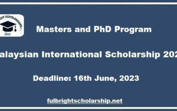 Malaysian International Scholarship 2023