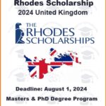Rhodes Scholarship 2024